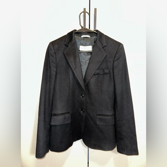 MaxMara Jackets & Blazers - Max Mara Pure Cashmere Black Blazer Jacket size 6